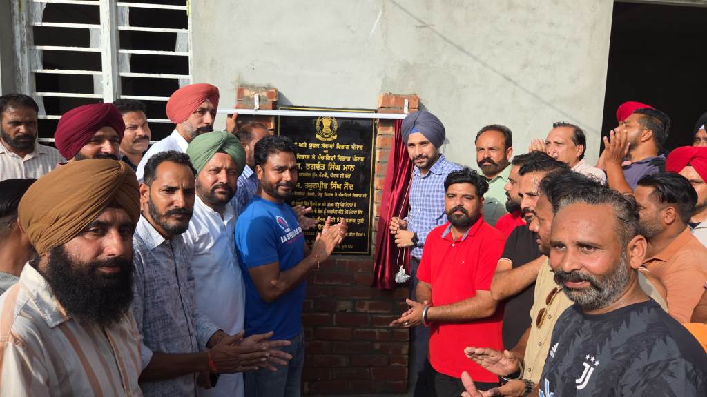 OSD Sukhveer Singh dedicates 58 lakh sports facilities at Dhuri and Bhojowali
